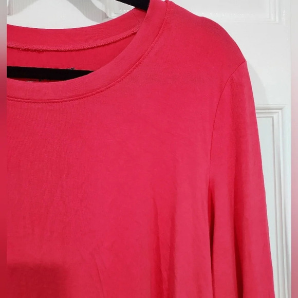 Torrid Pink Perfect Super Soft Crew Neck Long Sleeve Tee in Size 2 - 18/20 - Picture 5 of 11